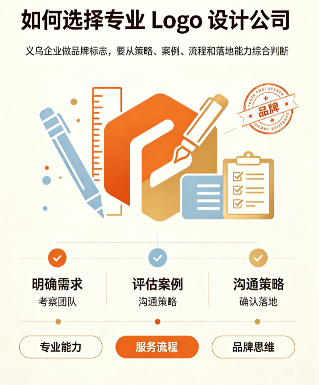 义乌Logo设计哪家更放心？企业选择设计公司的关键，不是承诺，而是长期服务能力