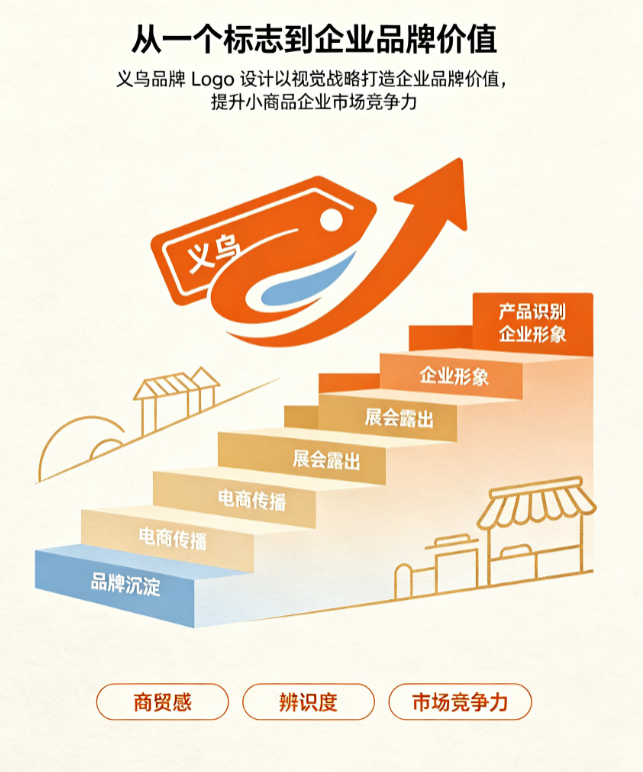 义乌品牌Logo设计，以视觉战略打造企业品牌价值，提升小商品企业市场竞争力